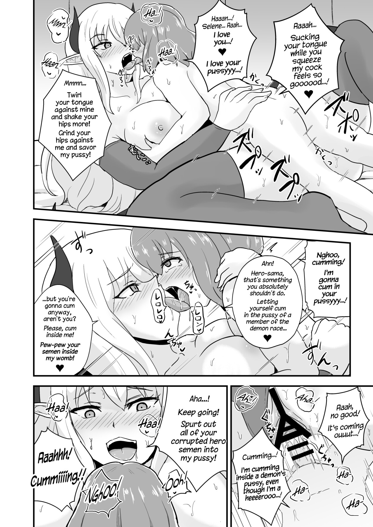 Hentai Manga Comic-The Hero is Defeated by a Succubus Oneesan.-Read-20